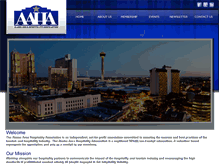 Tablet Screenshot of alamoareahospitalityassociation.com